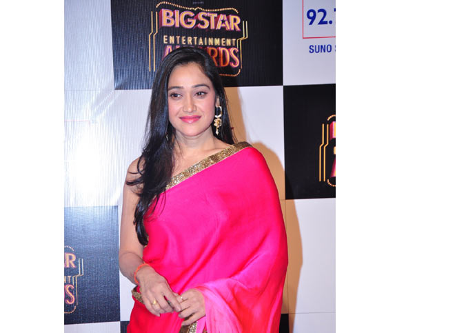 Disha Vakani at the BIG Star Entertainment Awards