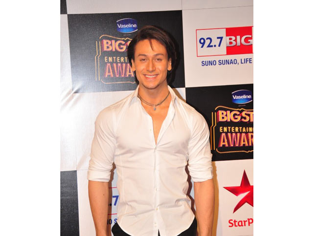 Tiger Shroff at the BIG Star Entertainment Awards 2014