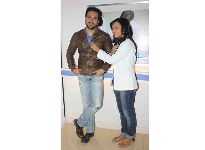 Abigail Pande with Emraan Hashmi